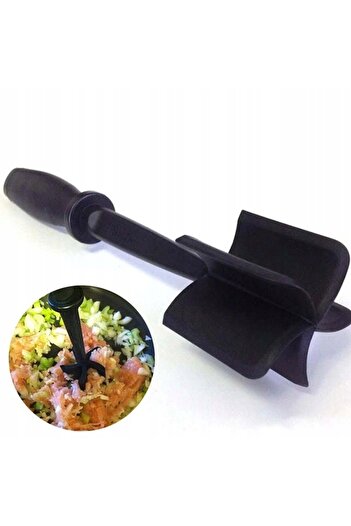Flippy Manual Meat Chopper, Flippy, with Blade for Chopping and Mixing Meat, 28x6cm, with 5 Curved Blades,