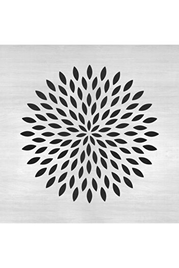 Maxrom Stencil 200x200x0.7mm Dahlia Mandala Reusable, model MXSP7012, 50 x 50 cm