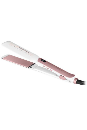 ECG ZV 1255 hair straightener, 210 degrees, 4 speeds, ceramic coating, LCD, ionization