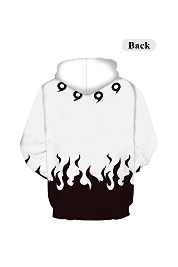 HALAMODO Unisex Hoodie with Pop Anime Theme Long-Sleeved Printed Tops Casual Sweatshirts