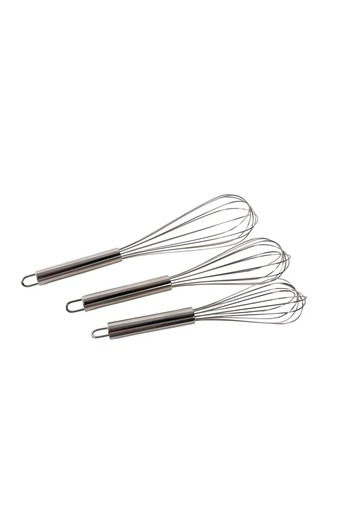 ORIAN Manual egg beater, set of 3 pieces