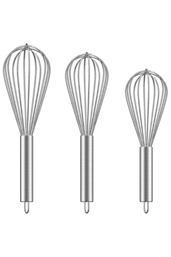 ORIAN Manual egg beater, set of 3 pieces