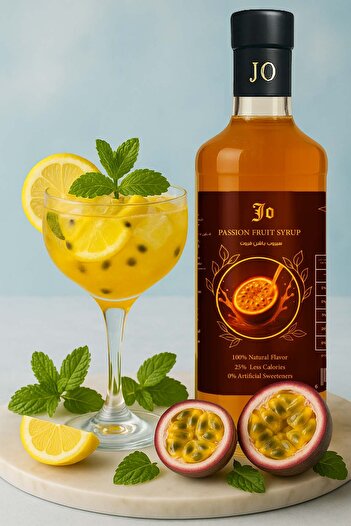 jo drinks سيروب باشن فروت PASSION FRUIT SYRUP