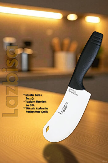 LAZBİSA Eco Serisi Mutfak Bıçak Seti Et Ekmek Sebze Pizza Salata Börek Şef Bıçağı 7 Li Set HDS-08