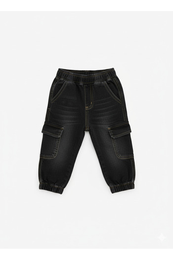 JENA Baby Boy Cargo Pocket Jeans 9-36 Months Antirasit