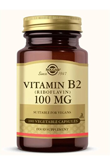 Solgar Vitamin B2 Riboflavin 100 Mg 100 Capsules