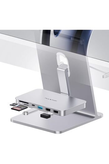 Generic ملحقات iMac لأجهزة iMac 2021/2023، موزع USB C PULWTOP لأجهزة iMac مع USBA/C بسرعة 10 جيجابت في الثانية، موزع iMac لأجهزة M1/