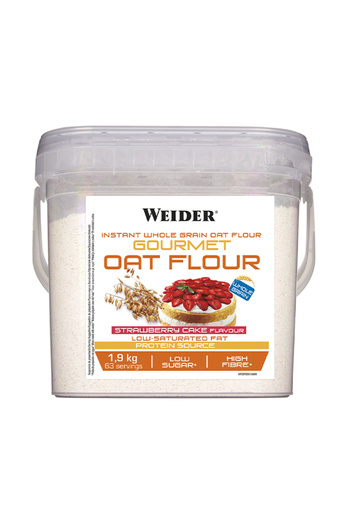 Weider Oat Flour, WEIDER, Gourmet, 1.9 kg, Strawberry Flavor