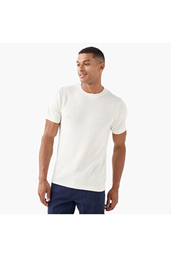 FAV Ribbed Crew Neck T-shirt
