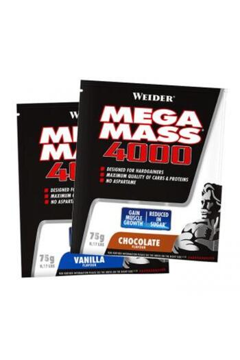Weider Nutritional Supplement, Mega Mass 4000, Chocolate 75g