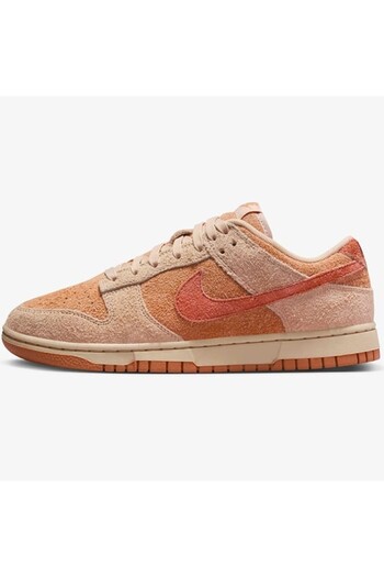 Nike Dunk Low Leather Sneaker Unisex Orange Shoes Genuine Leather Casual Sports Shoes Orange