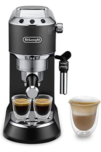 DELONGHİ De'Longhi Dedica Espresso Machine with Pump, 15 Bar, 1350 Watts - Black EC685.BK