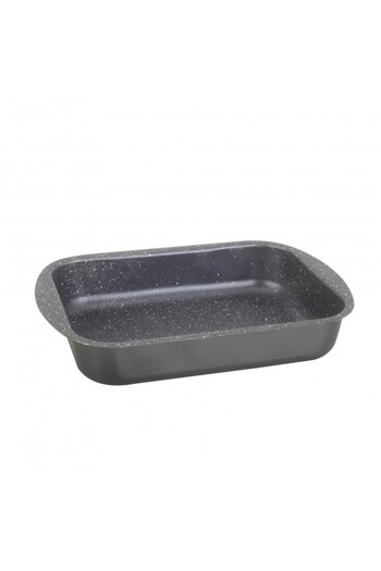 Voltz Oliver Baking Tray OV51222N25S, 25 cm, Marble Finish, Rectangular, Black