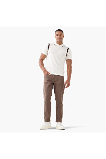 FAV Stripe Placment Knitted Polo