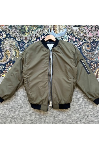 tiggirmoda Unisex Oversize Bomber Jacket with Pockets