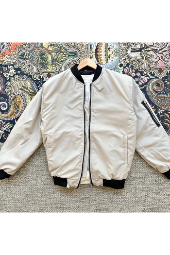 tiggirmoda Unisex Oversize Bomber Jacket with Pockets