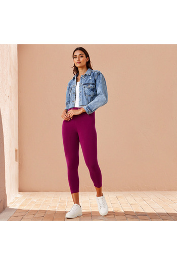FAV Skinny Fit Leggings with Elasticated Waistband