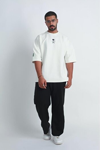 jansogroup - Saudi Arabia Printed Cotton Oversized T-Shirt Big Size