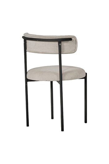 Desire Set Masa si Scaune Teddy, Elegant, cu 4 scaune, 1 masa 80 x 120 cm, Picioare metalice