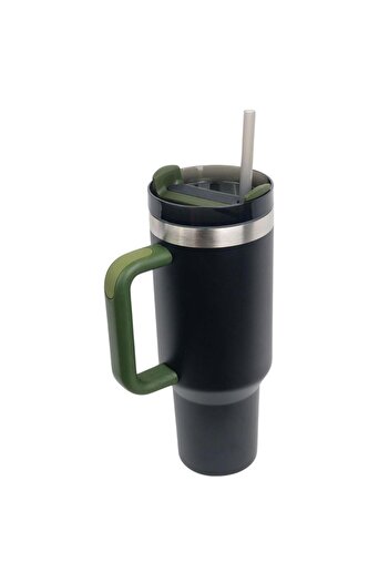 IGLOO Steel Mug Thermos - - Stadler - 1.2 Lt - Black/Khaki - 205787