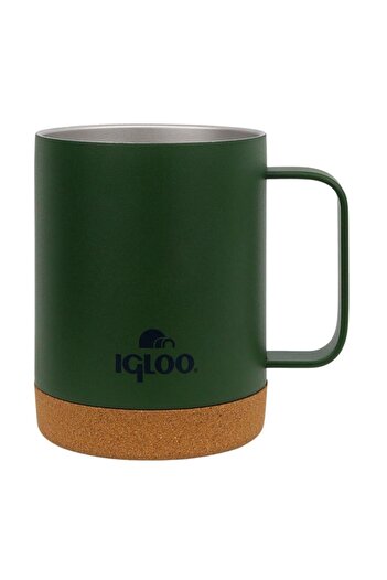 IGLOO Steel Mug Thermos - - Cork - 350ml - Khaki - 205696