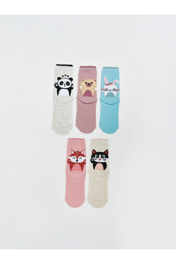 LC Waikiki Create Your Style from Uzg Store |   Patterned Girl's Sock Socks 5-Piece
