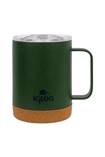 IGLOO Steel Mug Thermos - - Cork - 350ml - Khaki - 205696
