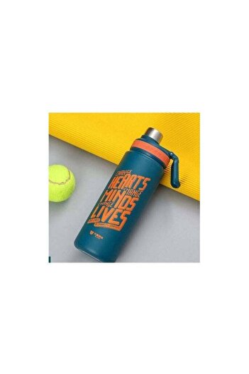 Generic Typography Design Stainless Steel Sport Thermos – 640ml | Double Wall Insulated Vacuum Fla