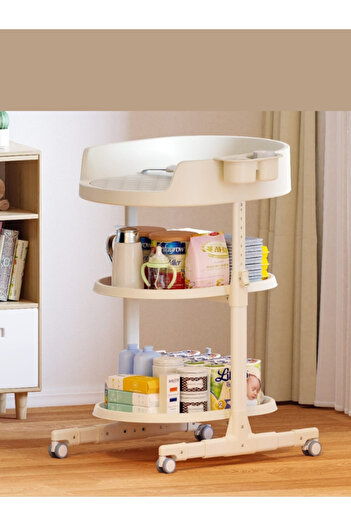 Other Portable Baby Diaper Changing Table with Wheels & Adjustable Height – Multi-Purpose