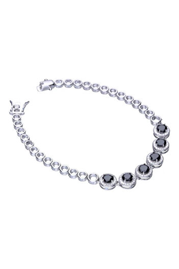 Silver berry Brățară din argint S925, Visuri Celeste, decorată cu zirconiu negru