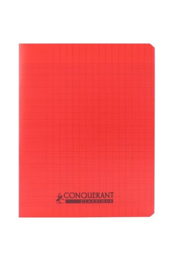 CONQUERANT Notebook (Seyes) 17 x 22 cm 96 Pages (48 Sheets) Square Ruled (French)