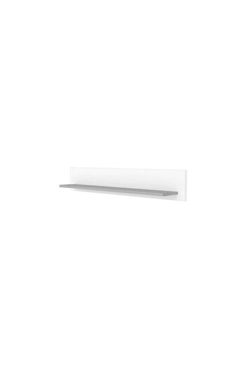 Mercaton Hubners Patrik 80 cm White Graphite Wall Shelf