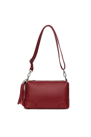 myOwn Irene three-compartment leather purse in dark green