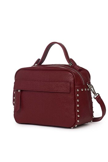 myOwn Women's genuine leather purse Cora bordeaux