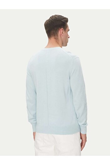 Calvin Klein LS SUPIMA COTTON CREWNK SWEATER Mavi Erkek Kazak