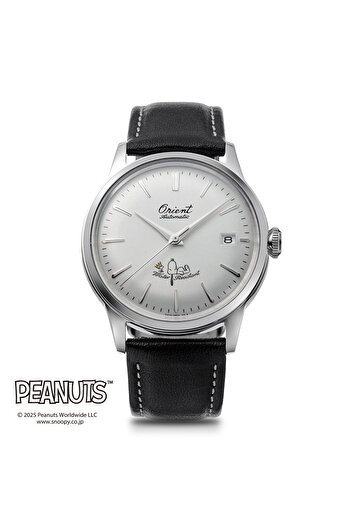 Orient Men's Limited Edition Mechanical Classic Peanuts Men’s Watch RA-AC0M16S, Silver Dial 38.4mm