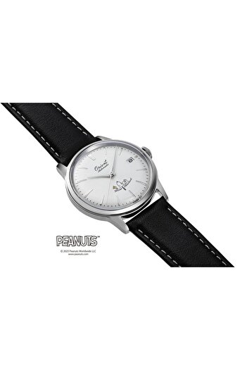 Orient Men's Limited Edition Mechanical Classic Peanuts Men’s Watch RA-AC0M16S, Silver Dial 38.4mm