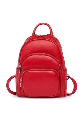 myOwn Alghero red genuine leather backpack