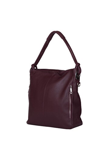 myOwn Women's genuine leather bag Mia burgundy