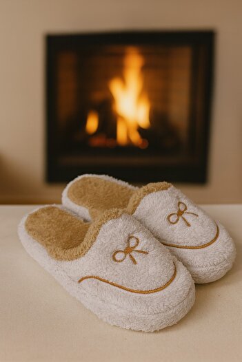 Moda Frato Amore Indoor Women's House Slippers Daily Comfortable Winter Slippers