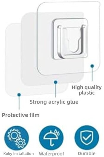 MARKETONI Sellbuyst Life 5 Pcs Double-Sided Adhesive Goods Fixing Strap Mit1107 Trendy 266450