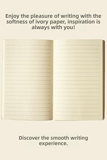 STOREMAX Flexible Cover Pocket Notebook A6 Cream 96 Yp. Striped 1088605