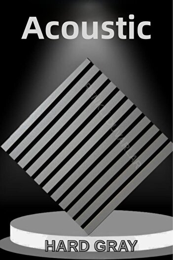 Renkli Duvarlar Hard Gray Acoustic Panel 3mm Felt and 8mm Mdflam Pinterest Living Room Office Wall Panel 50X50Cm 1 Piece