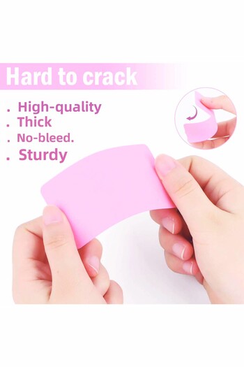 URZ GRUP Blank Word Cards 5X8 cm - 50 Pieces Oval Edged |   Taboo & Note Cards - Kraft
