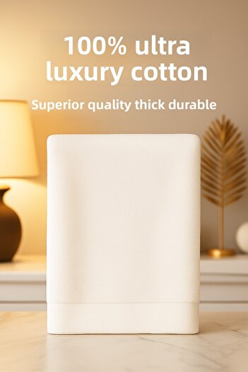 MEŞELİ TEKSTİL 2-Piece Hotel Quality Hand Face Head Hair Towel Cotton |   Quick Drying Durable