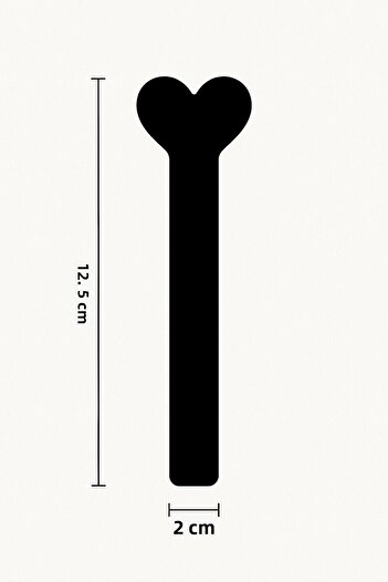 VENON 2 Pieces Heart Love Metal Bookmark Heart-Themed Metal Paper Clips for File Sorting Book Lovers