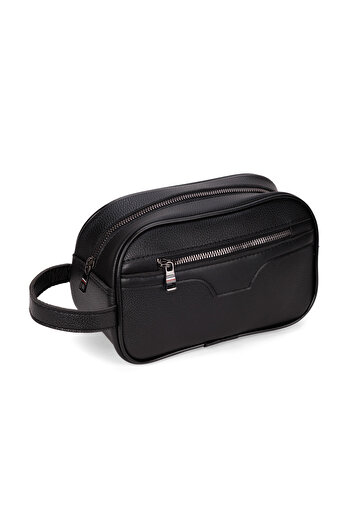 Newish Polo Men's Black Portfolio Clutch Handbag