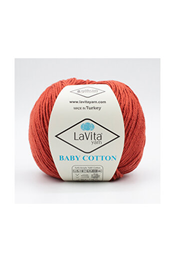 LaVita Yarn Βρεφικό βαμβακερό Amigurumi και πλεκτό νήμα 40% ακρυλικό 60% βαμβάκι 50gr (3103 ΠΙΝΑΚΙΔΙΚΟ)