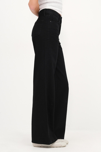 Addax High Waist Wide Leg Jean Pants Pn7063-Pnp