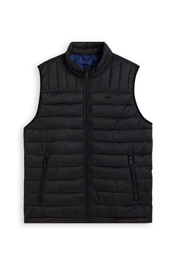 Dockers Packable Black Vest